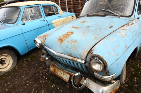 錆びた旧車